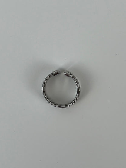 Ring zilveren rand