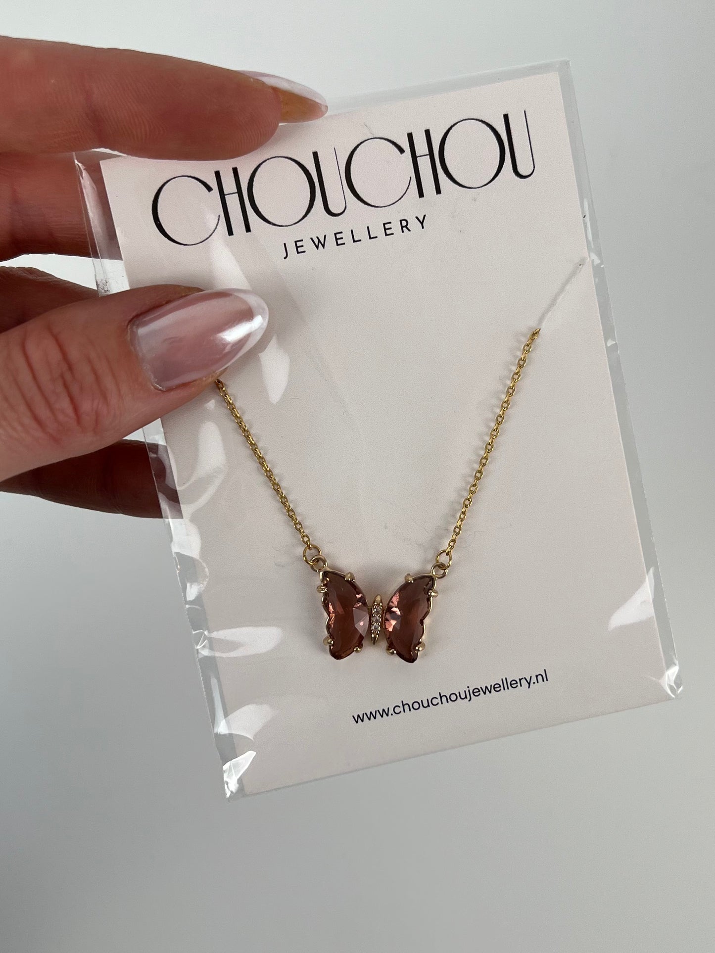Ketting gekleurd vlindertje