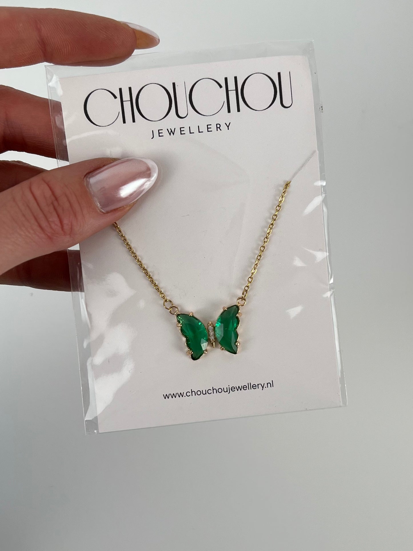 Ketting gekleurd vlindertje