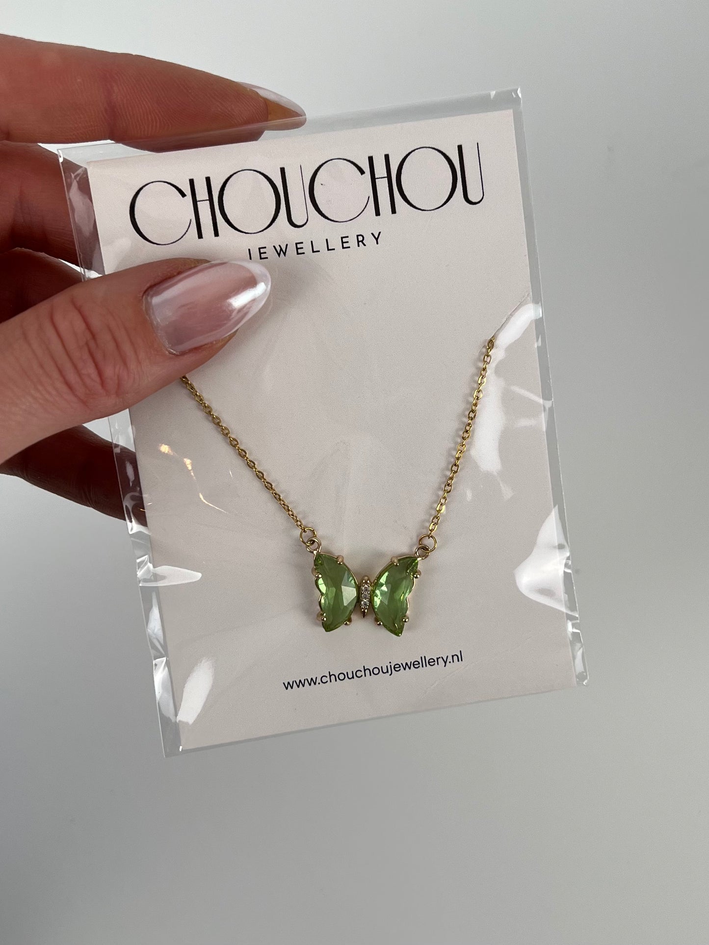 Ketting gekleurd vlindertje