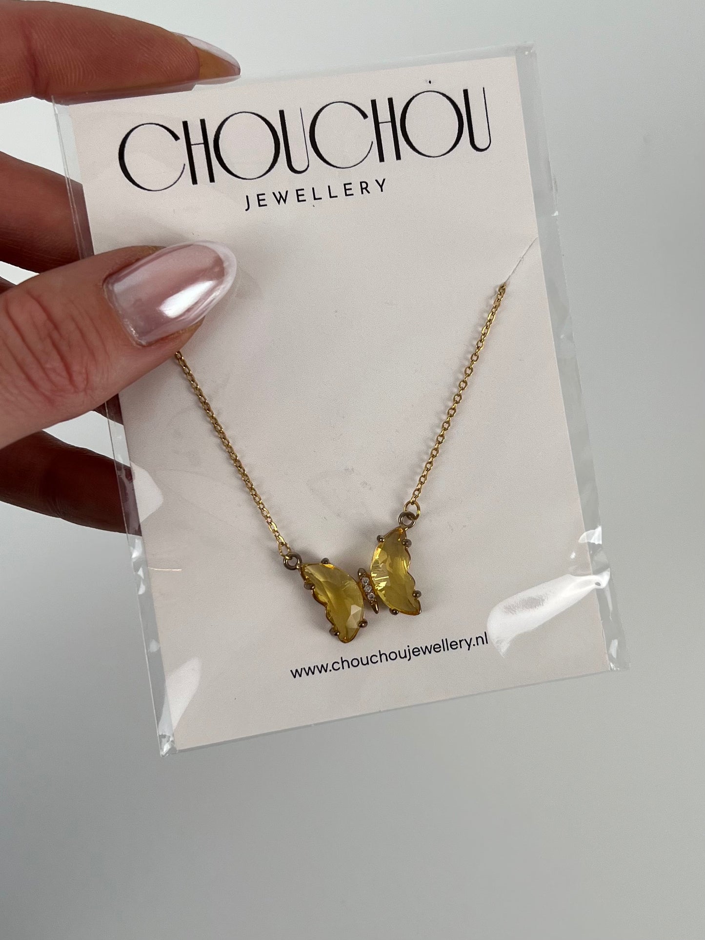 Ketting gekleurd vlindertje