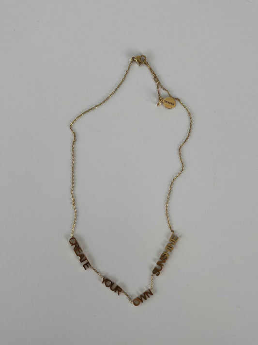 Ketting 'create sunshine'