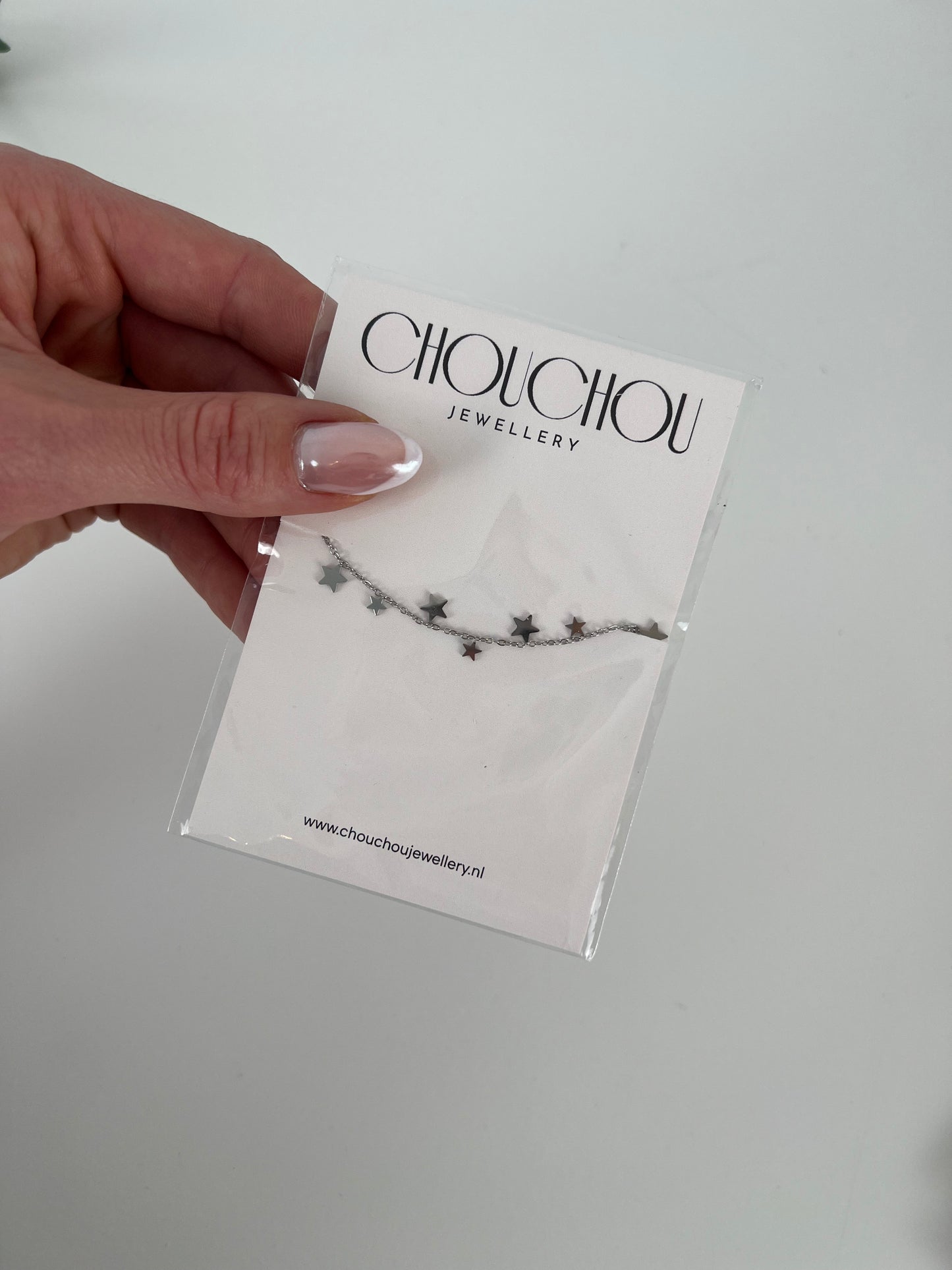 Armband sterretjes zilver