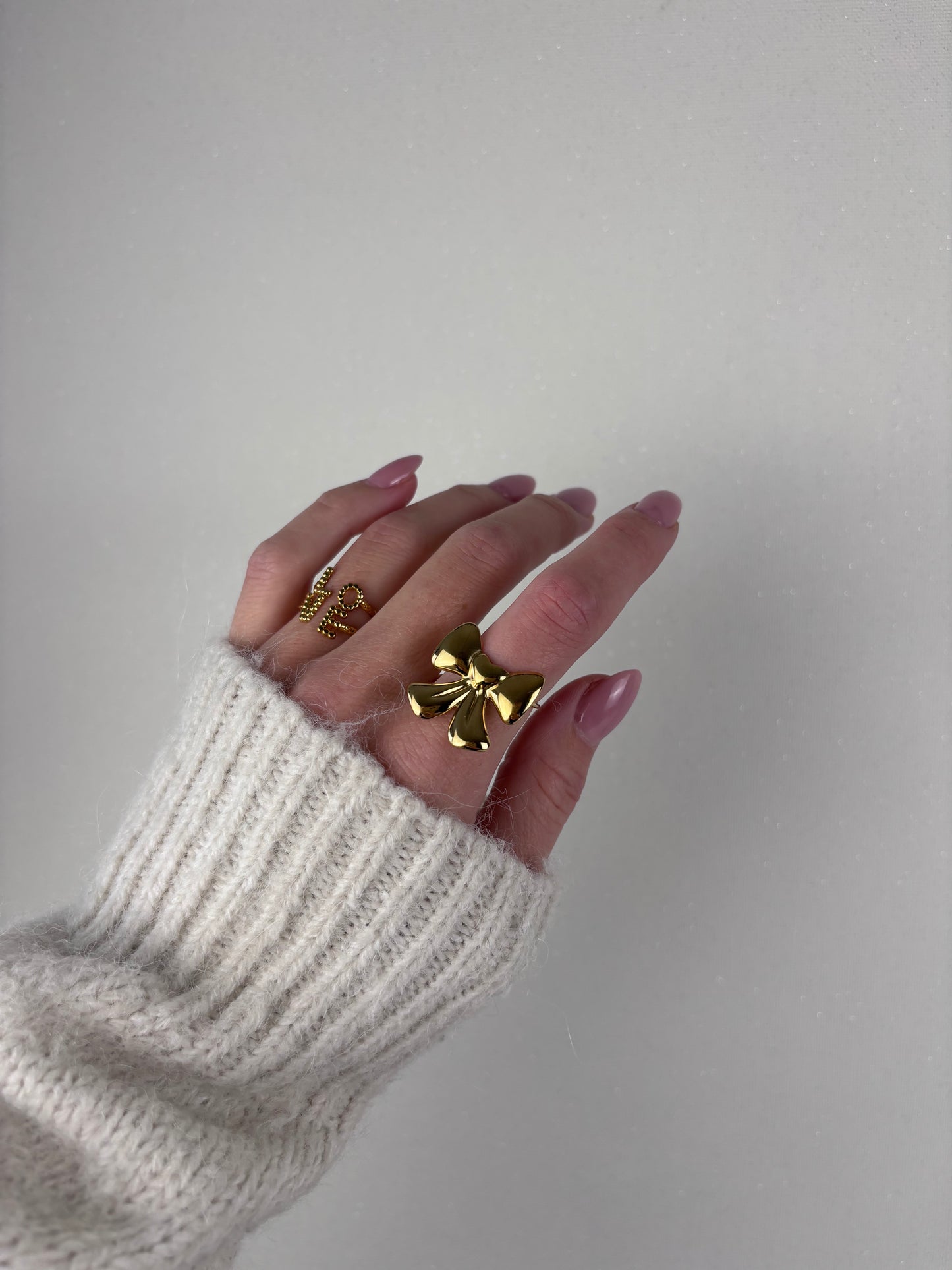 Ring strik met hartje