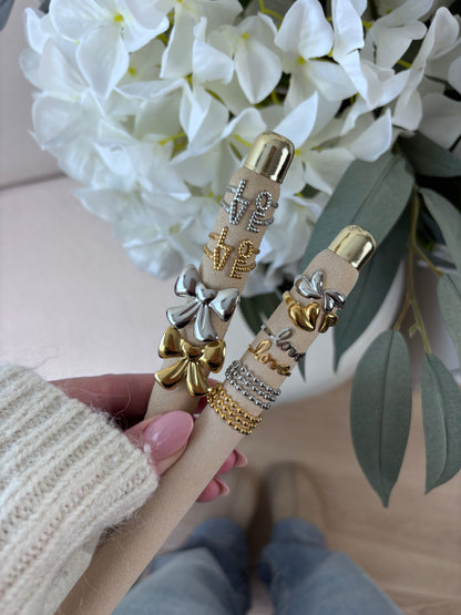 Ring open voorzijde LOVE letters