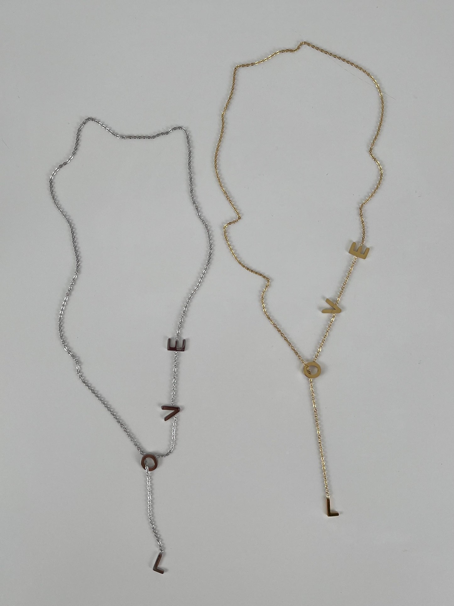 Y ketting LOVE letters