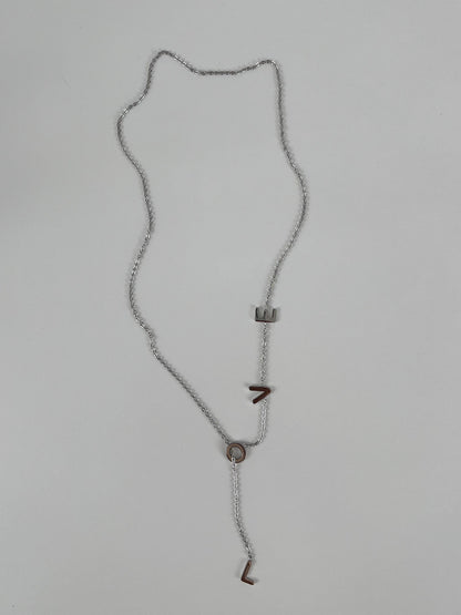 Y ketting LOVE letters