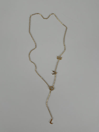 Y ketting LOVE letters