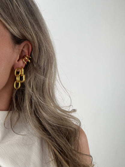 Earcuff statment 3 layers