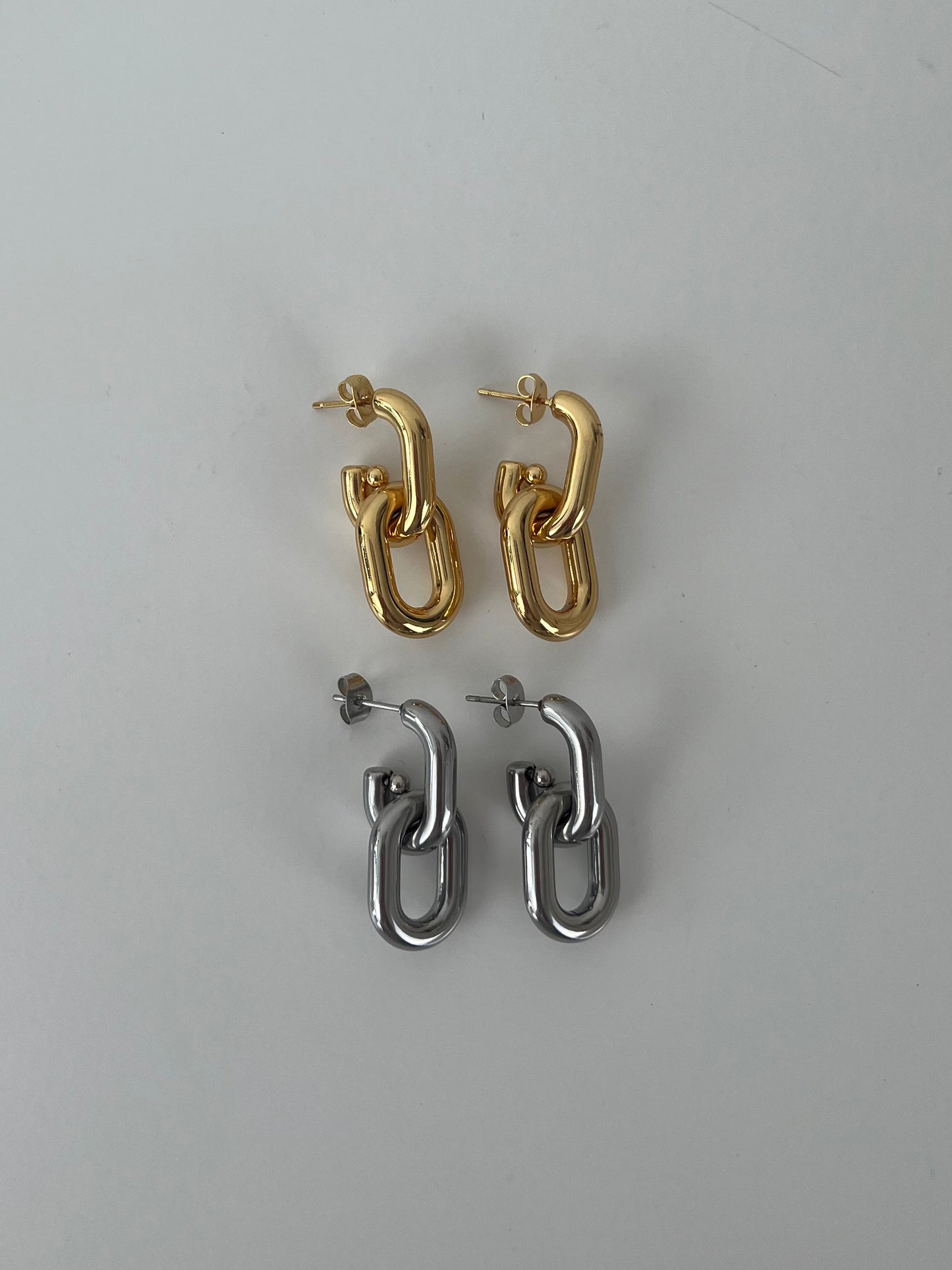 Connected earrings