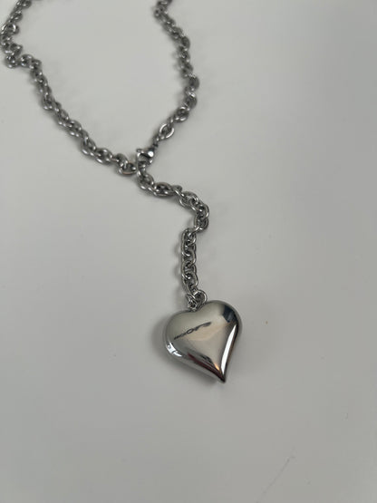 Lange ketting met hart