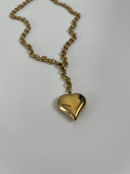 Lange ketting met hart