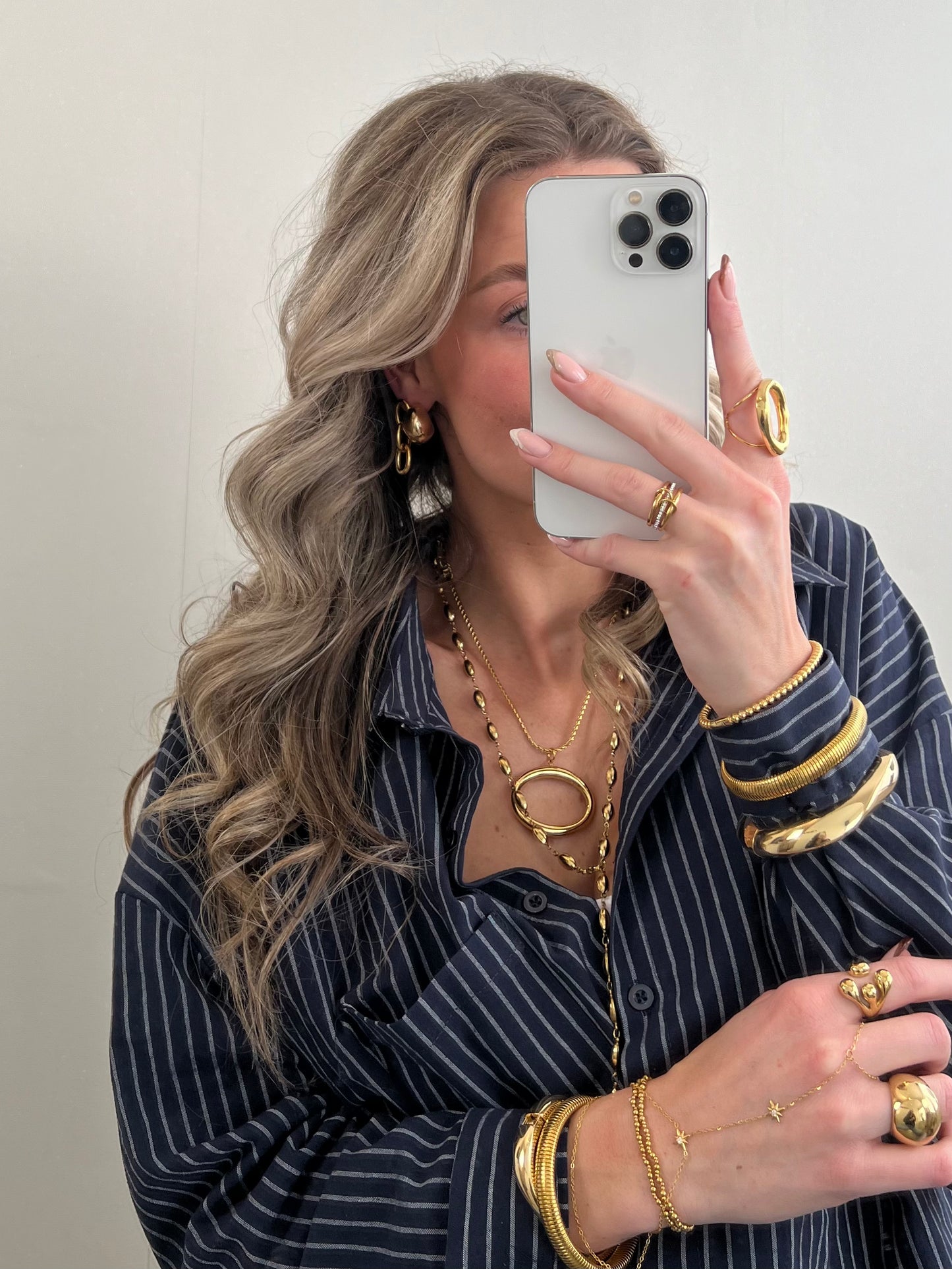 Oorbellen chunky hoop
