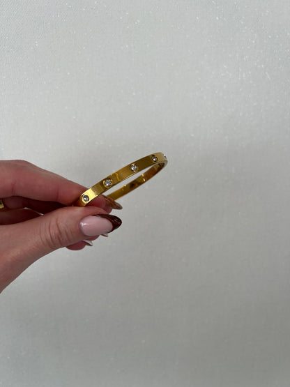 Click bangle strass alround