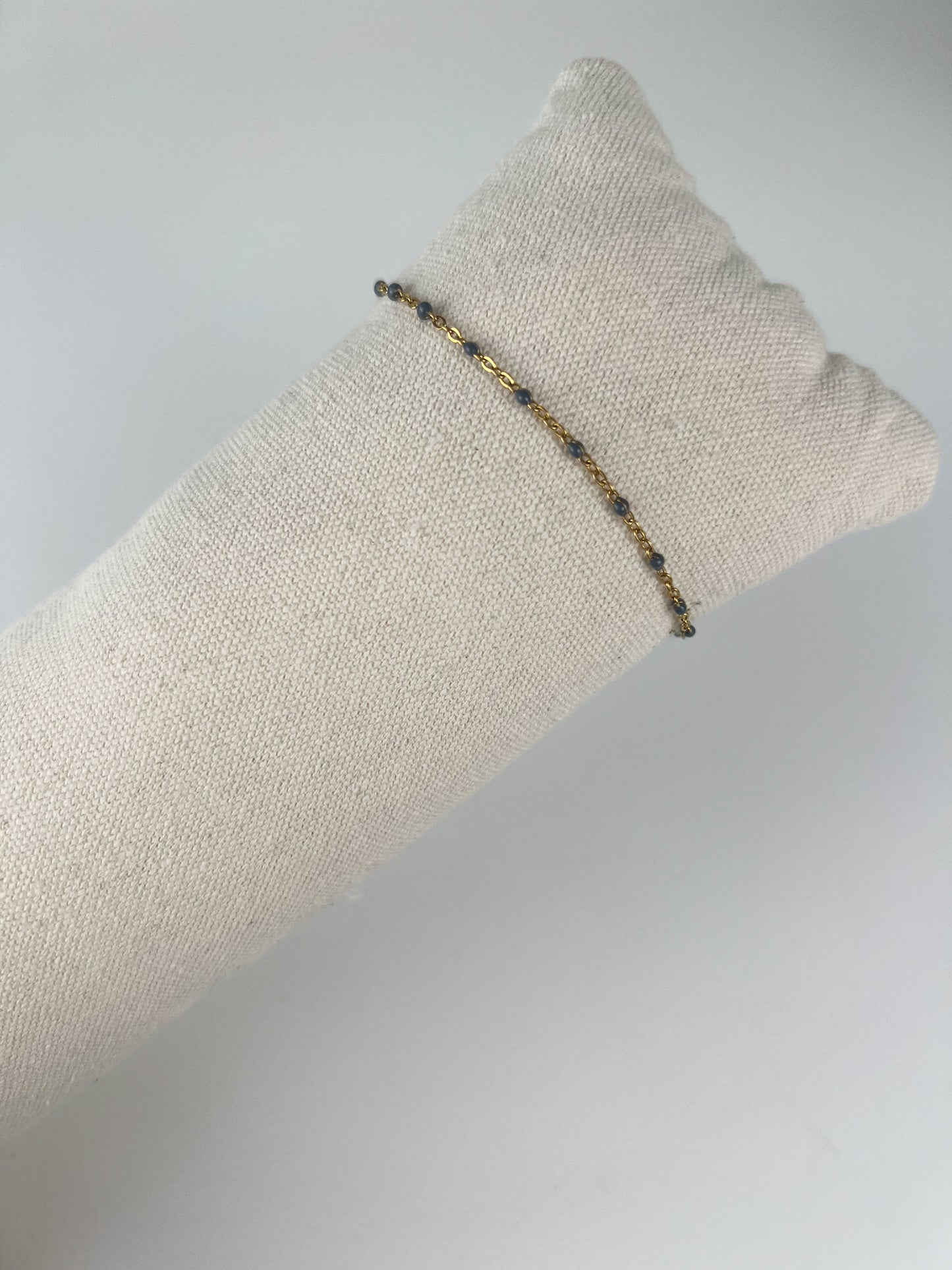 Armband smalle gekleurde dots