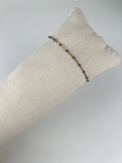 Armband smalle gekleurde dots