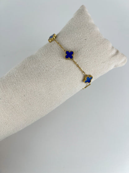 Armband gekleurde klavers