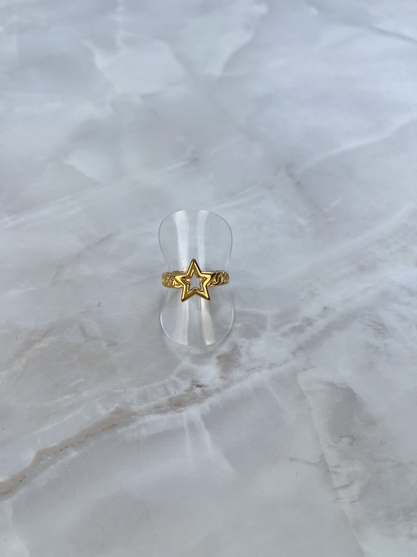 Ring schakel met sterretje