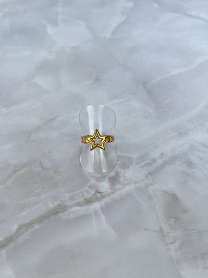 Ring schakel met sterretje