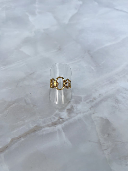 Ring ovale schakels