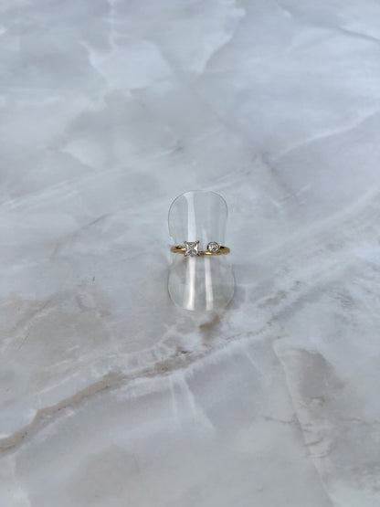 Ring mix and matchen met steentjes