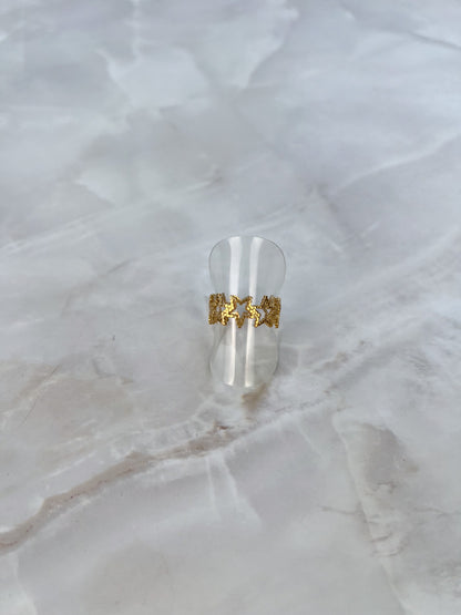 Ring rondom open sterretjes