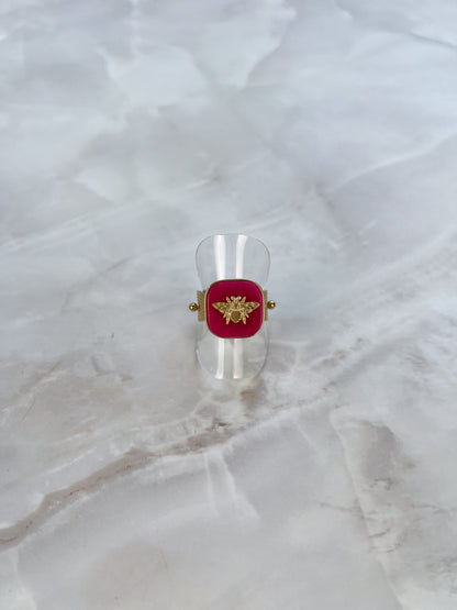 Ring steen met bij