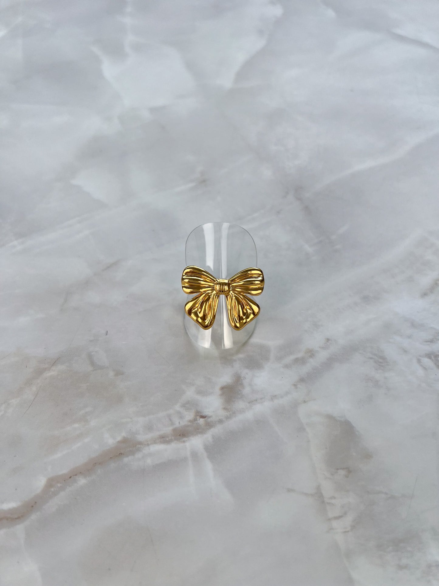 Ring strik met patroon