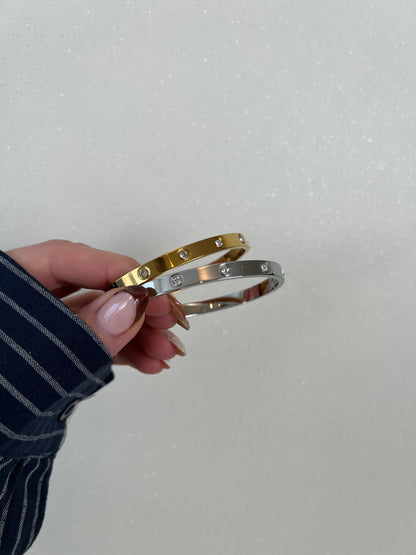 Click bangle strass alround