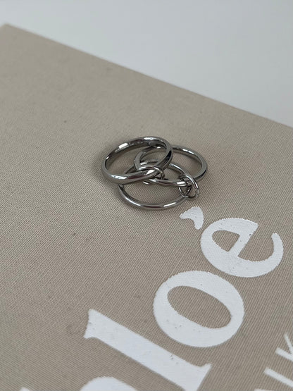 Three rings connected