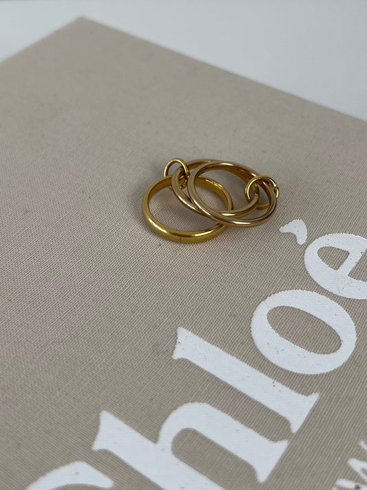Three rings connected