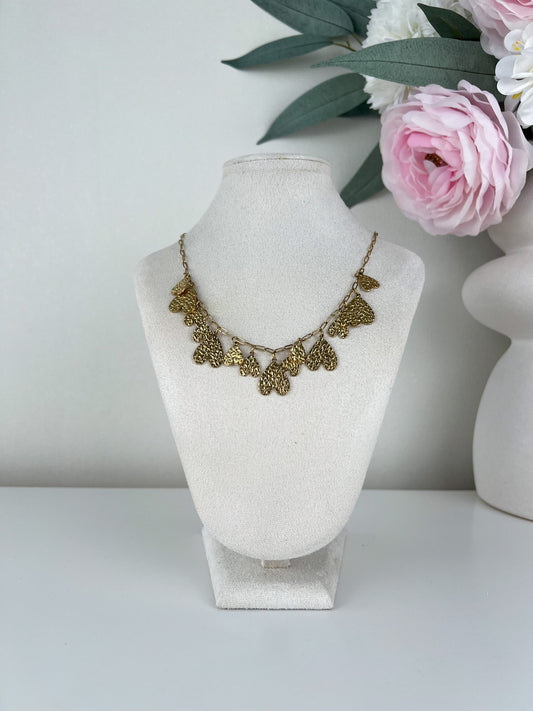 Ketting upside down hearts