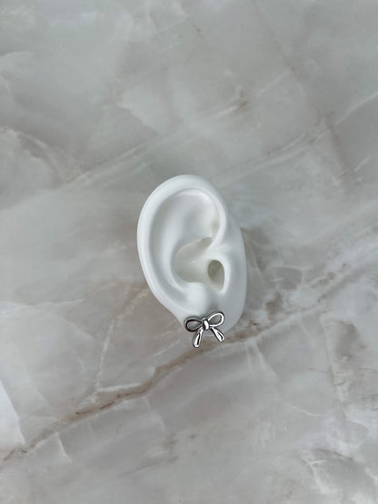Studs oorbellen strik