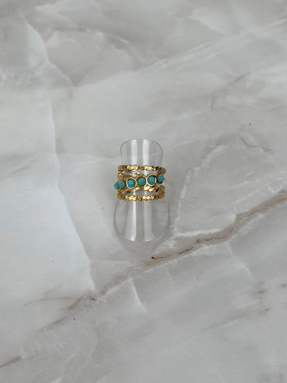 Ring meerdere laagjes kleur