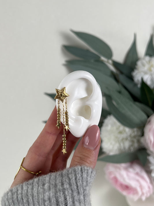 Earcuff starry night