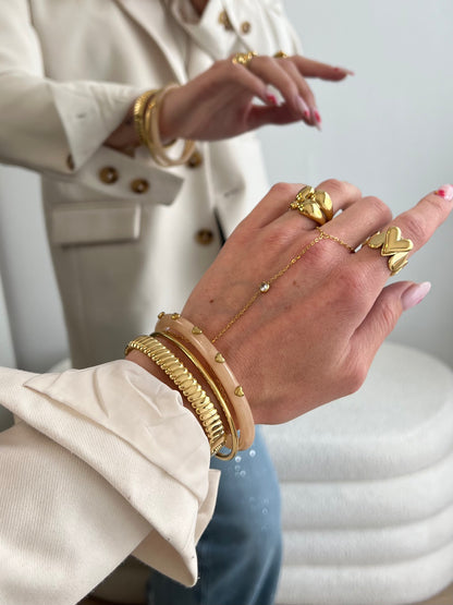 Click bangle stripes