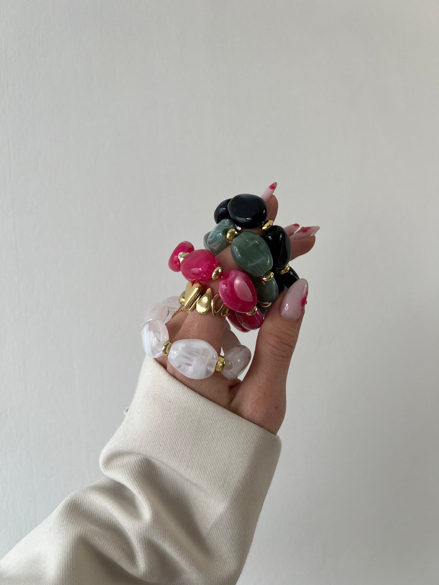 Kleurrijke kralen armband