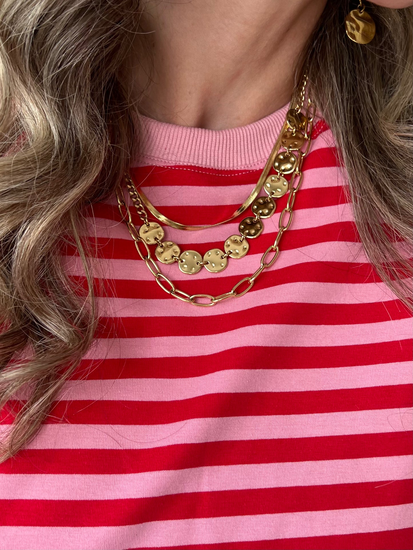 Statement ketting 3-laags
