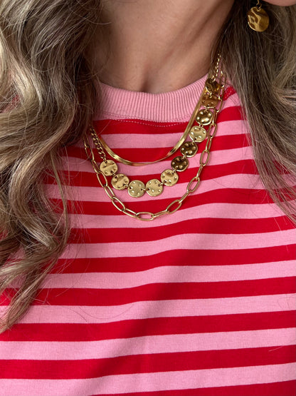 Statement ketting 3-laags