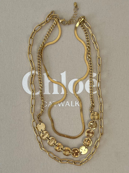Statement ketting 3-laags