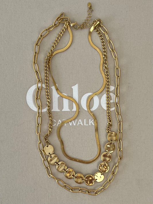Statement ketting 3-laags