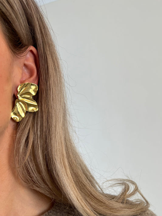 Oorbellen half flower