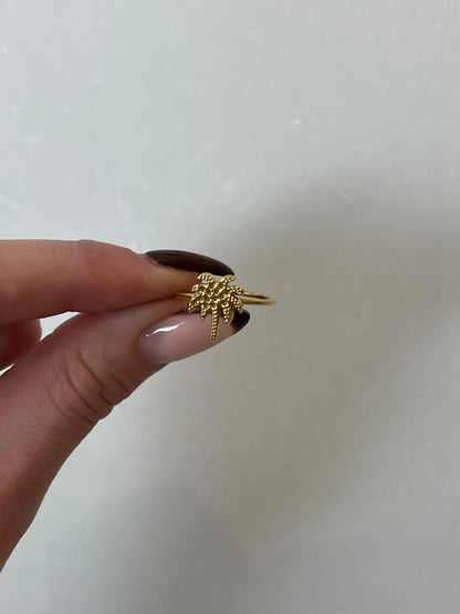 Ring klein palmboompje
