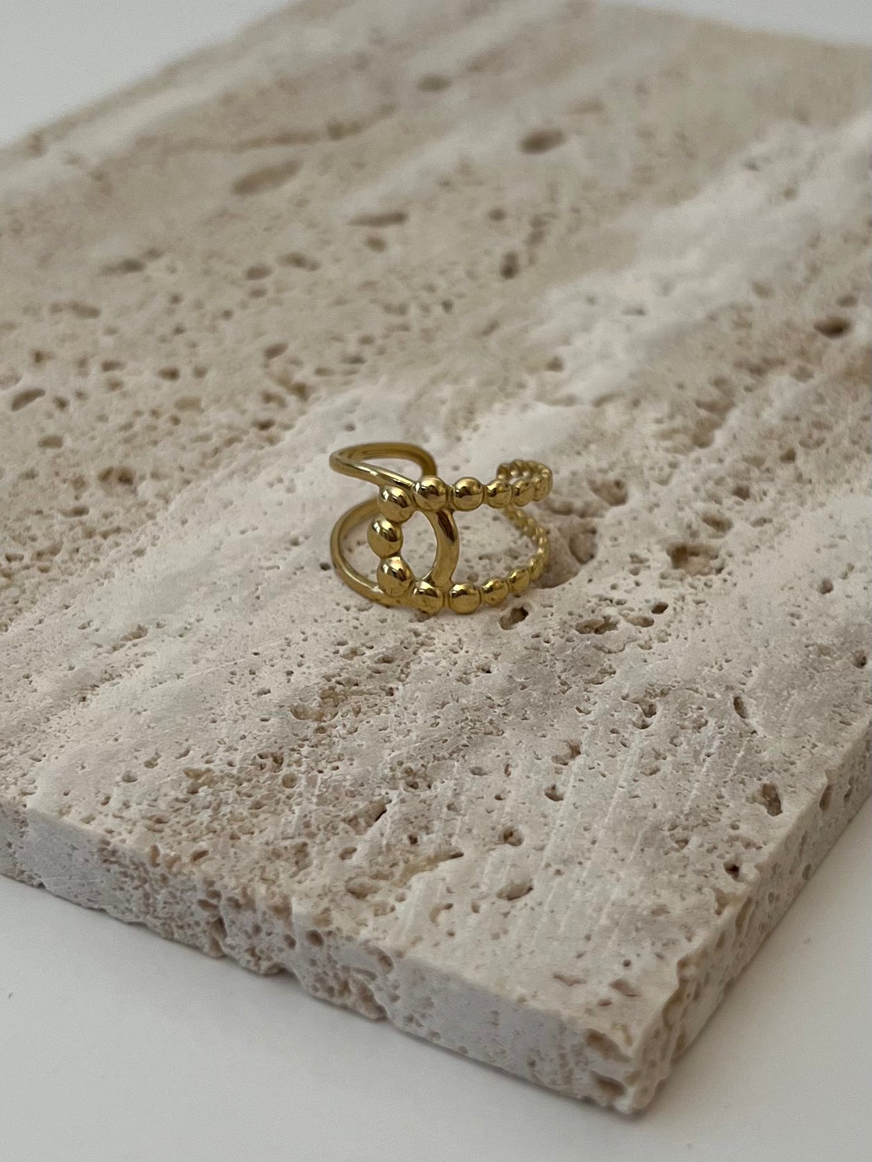 Ring double rounds with dots