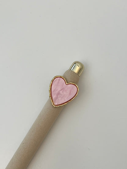 Statement ring big pink heart