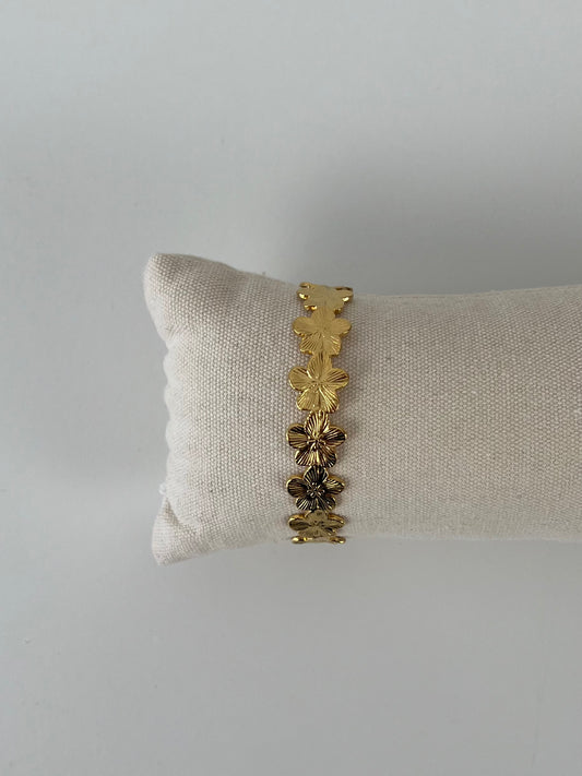 Bangle subtiele bloemetjes
