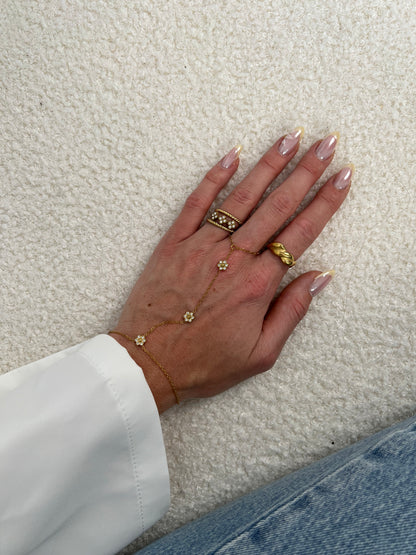 Ring interwoven