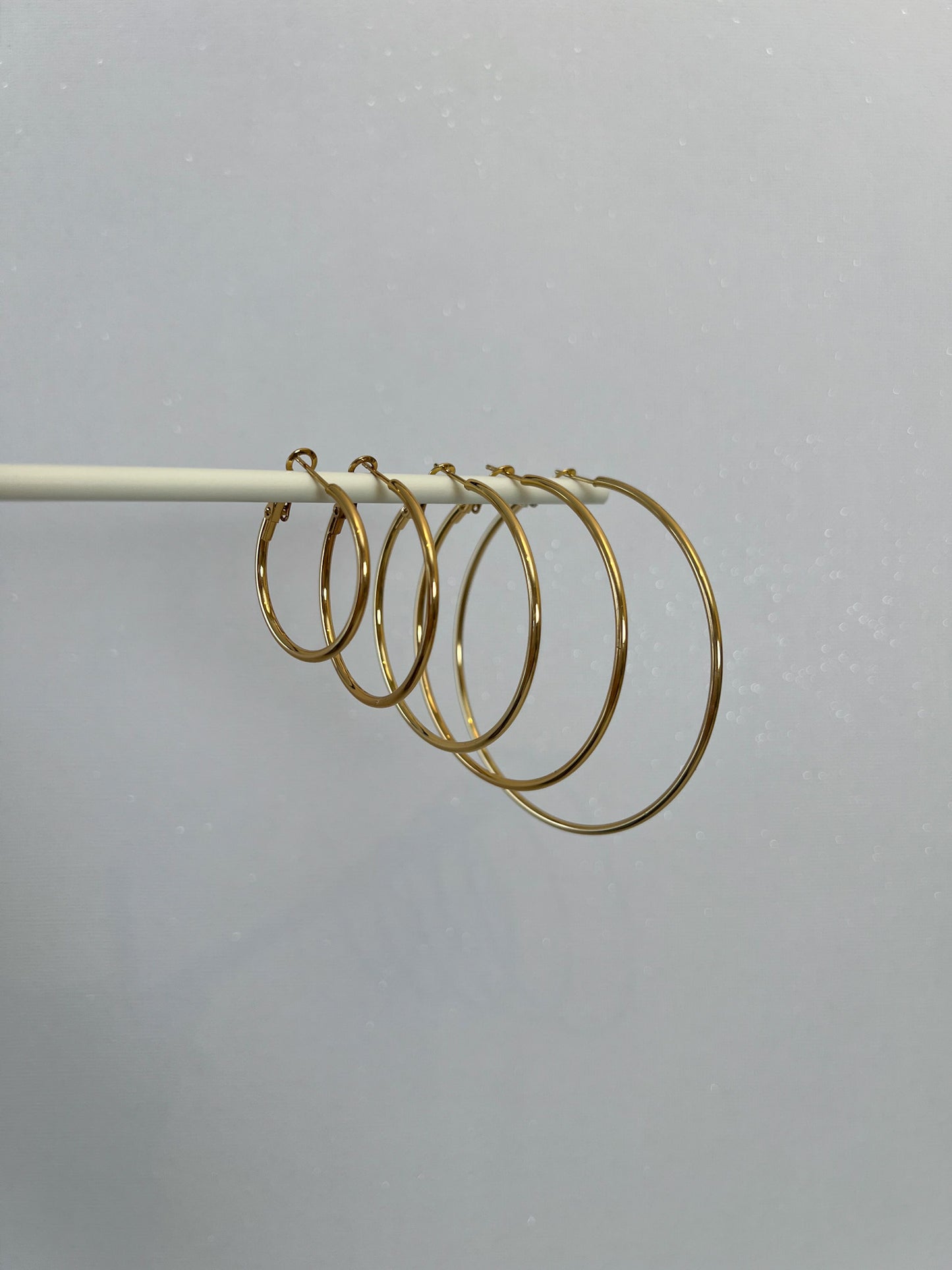 Thin hoop oorbellen 40mm