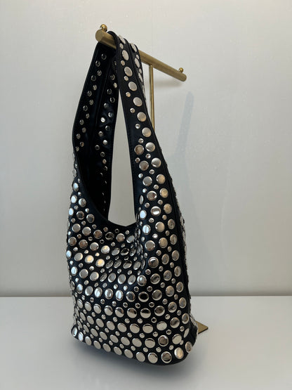 Schouder tas full studs PU