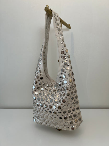 Schouder tas full studs PU